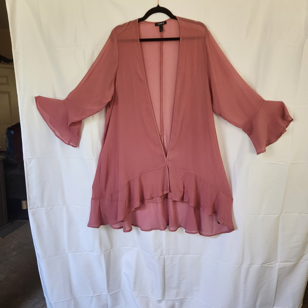 Torrid Soft Pink Cardigan